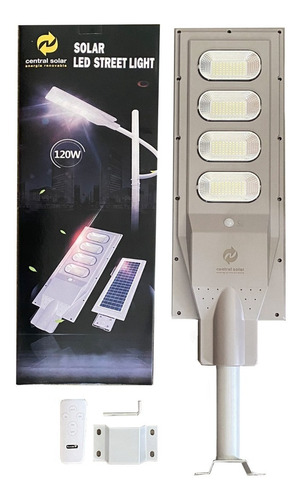 Lampara-luz Solar-reflector-120w Led Con Soporte Incluido