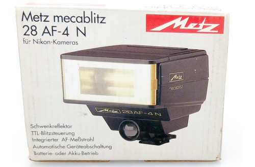 Flash Metz 28 Af 4n Dedicado Para Nikon (cámaras Analogicas)