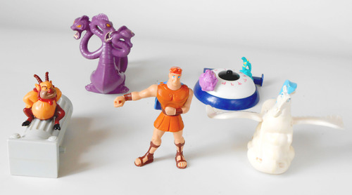 5 Figuras De Hércules De Disney Y Mcdonald´s Vintage