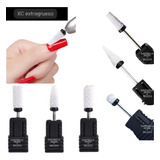 Kit De 6 Puntas Cerámica Para Drill Acrílico Gel Manicure