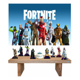 Kit Fortnite 2.0 8 De Mesa + Painel P/festa 1,00x0,70