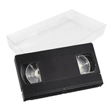 (1pç) Vhs-1 (0,20mm) Caixa De Proteção P/ Cartucho Fita Vhs