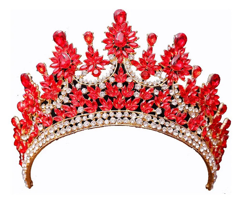 Tiara Corona Barroca De Lujo Boda Xv Años Novia Certamen  | Meses sin interés
