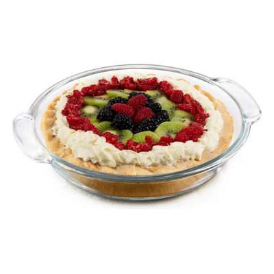 Refractario de Vidrio Crisa Libbey Juego de 2 piezas Diámetro 22.8 cm | MercadoLibre