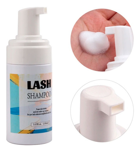 Shampoo Para Pestañas Extensiones / Espuma Limpiadora