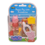 Peppa Pig Com Acessórios Roupa Vermelha 2317 - Sunny