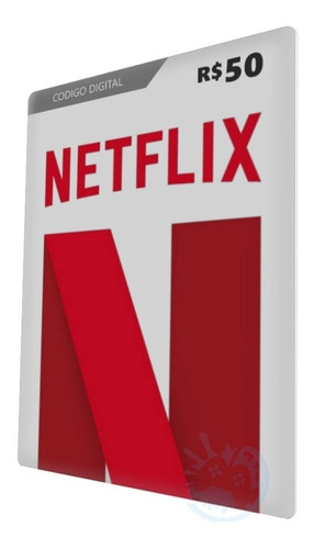 Cartão Pré Pago Netflix - Gift Card 50 Reais - Envio Na Hora