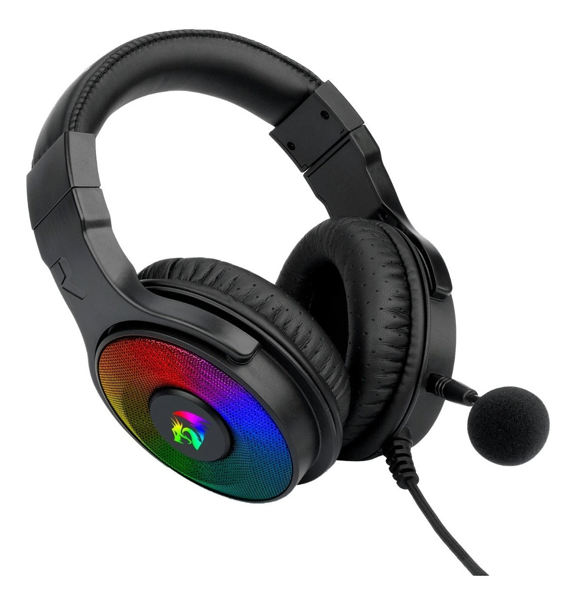 AURICULARES GAMER REDRAGON PANDORA H350RGB NEGRO RGB   NEGRO