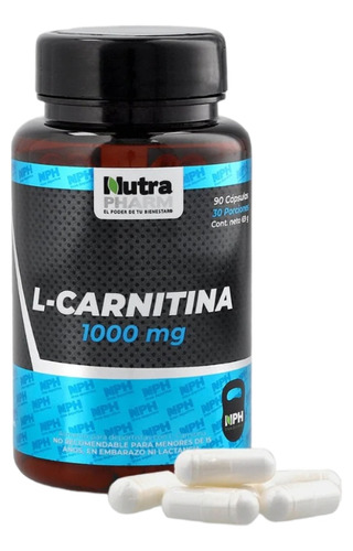 L-carnitina 1000 Nutrapharm Sabor Sin Sabor