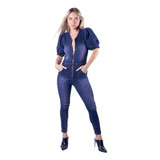 Mono Catsuit De Jean Elastizado Maria Premium