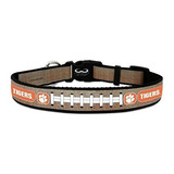 Collar De Perro De Fútbol Ncaa Clemson Tigers, Mediano