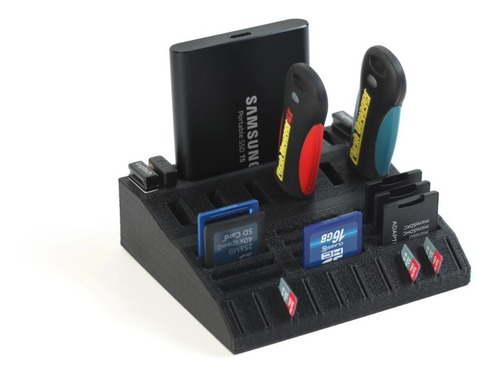 Organizador Usb, Samsung T5, Tarjetas Sd Y Micro Sd