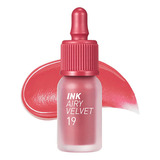 Labial Peripera Ink Airy Velvet #19 Elf Light Rose Mate 