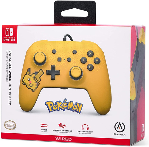 Controles Nintendo Switch Alambrico Power A Pokemon Mario Et