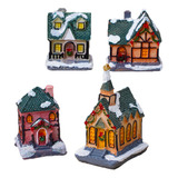 Adornos Navideños Invierno Para Casas Resina, Coleccio