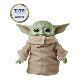 Star Wars Mattel, Peluche Grogu Vinil, Baby Yoda, Juguetes Para Niño, 28cm, 3+ Años