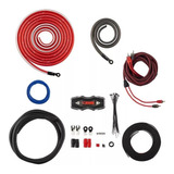 Kit De Cables Ds18 4 Ga Gauge P/ Instalación Potencia Audio