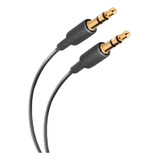 Cable Auxiliar Ultradelgado De Audio De 3.5 Mm.255-269 Negro
