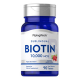  Biotina 10,000mcg 90 Tabletas