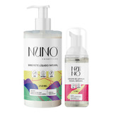 Kit Nuno Natural Sabonete Líquido E Espuma De Limpeza Facial