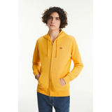 Campera Levi's Hoodie Core Ng Zip Up Amarillo Talle S