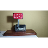 Reloj De Taxi Antiguo Con Base De Madera