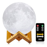 Lampara De Luna, Logrotate Impresion 3d Luz Lunar, Moon Lam