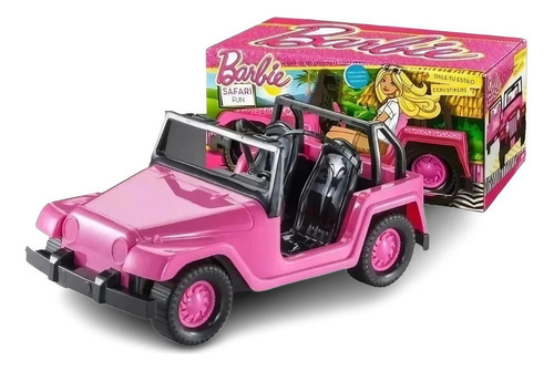 Jeep Auto Barbie Zafari Muñeca Original Con Stickers!