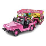 Jeep Auto Barbie Zafari Muñeca Original Con Stickers!