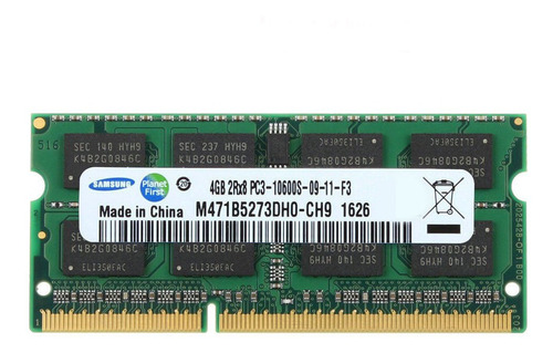 Memória Ram Samsung P/ Notebook 4gb Ddr3 1333mhz Pc3 10600s 