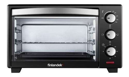 Horno Tostador Finlandek  25 Litros Negro Nuevo Envío Ya