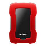 Disco Rigido Externo Adata Ahd330 2tb Usb Portátil Rojo