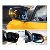 Par X2 Direccionales Led Carro Moto Amaril Espejo Retrovisor