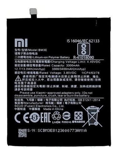 Bateria Xiaomi Mi8 Pro Mi 8 Explorer Bm3f Bm 3f P. Entrega