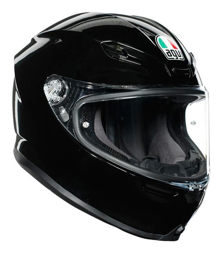 Casco Agv K-6 Negro Con Plk