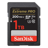 Cartão De Memória Sandisk Extreme Pro Sd Xc 1tb 200mb/s