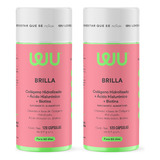 Wu Nutrition Brilla 2 Pack Piel  + Uñas + Cabello Colageno