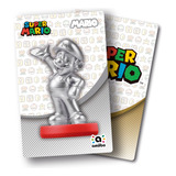 Tarjeta Nfc Amiibo Mario Plateado Silver - Super Mario