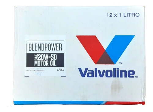 Aceite 20w-50 Semi Sintetico Valvoline Pack 5lts + Filtro Foto 4