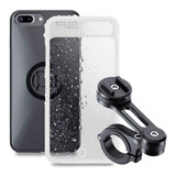 Kit Sp Soporte Celular Moto P/ Manubrio Funda iPhone 8 Plus