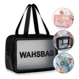 Bolsa Feminina Transparente Necessaire Maquiagem Grande