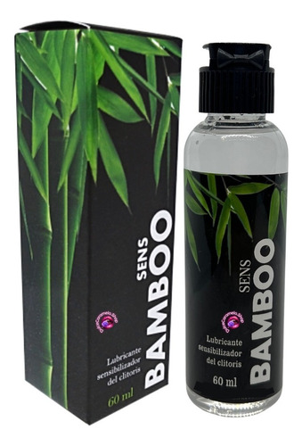 Lubricante Gel Base Agua Multiorgásmico Clitoral Bamboo 60ml Sabor Cereza