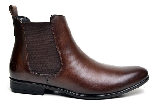 Bota Chelsea Masculina Em Couro Elegante Clássica Atemporal