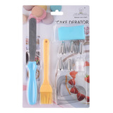 Kit Decoracion Reposteria Duya Espatula Brocha Pastel Cocina Color Multicolor