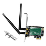 Adaptador Pcie Wifi Doble Banda Inalambrica Ca 1200 Mbps Par