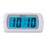 Relógio Despertador Digital Herweg Branco 298121