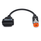 Exctool Adaptador De Diagnostico Obd2 Para Motocicleta Compa