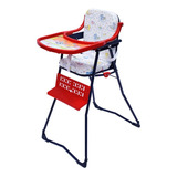 Silla Comedor Plegable Para Bebé Niño Calidad Rojo-azul *