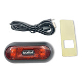 Luz Led Recargable Para Casco De Moto O Bici, 3 Estaciones.