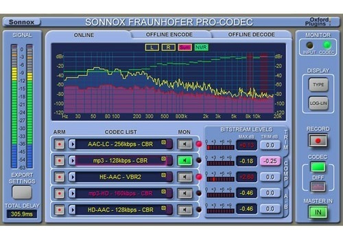 Sonnox Fraunhofer Pro-codec Plug-in Software Oferta Msi